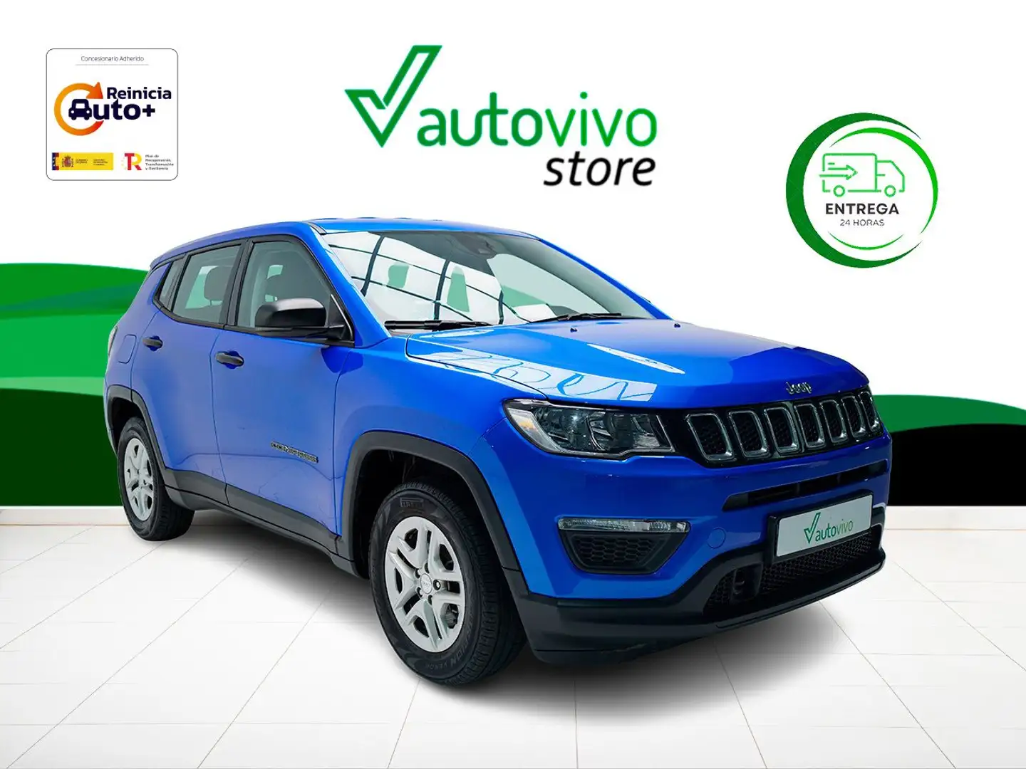 Jeep Compass SPORT 1.6 MJET 120 CV 5P Azul - 1