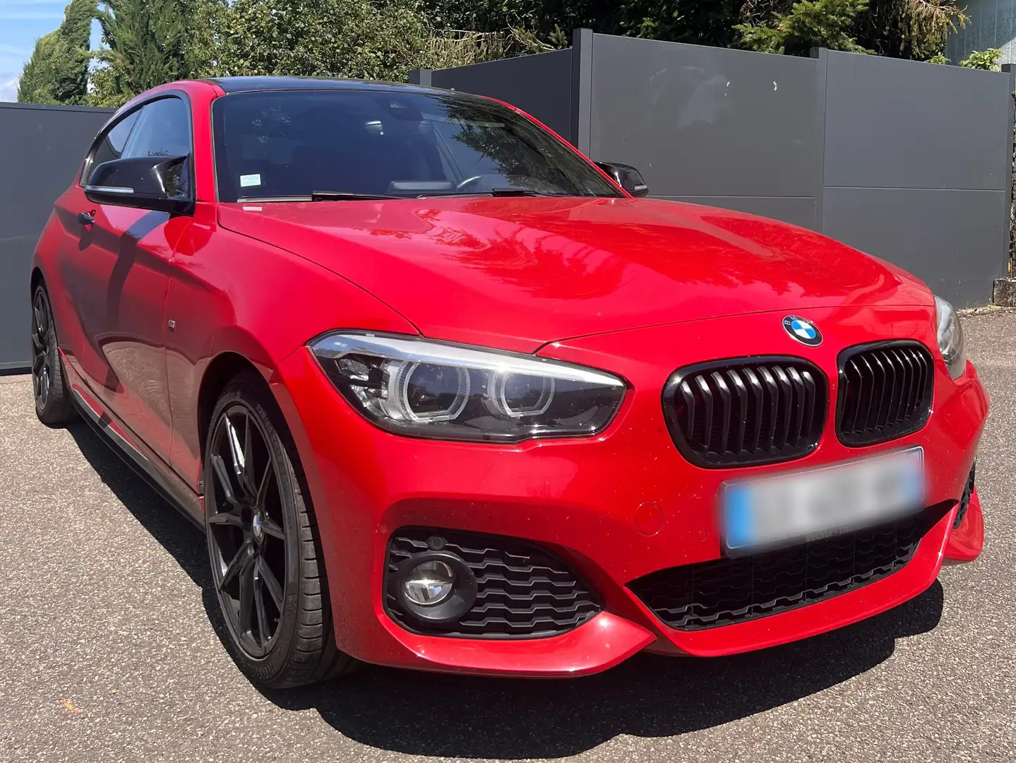 BMW 120 120d 190 ch M Sport Rouge - 1