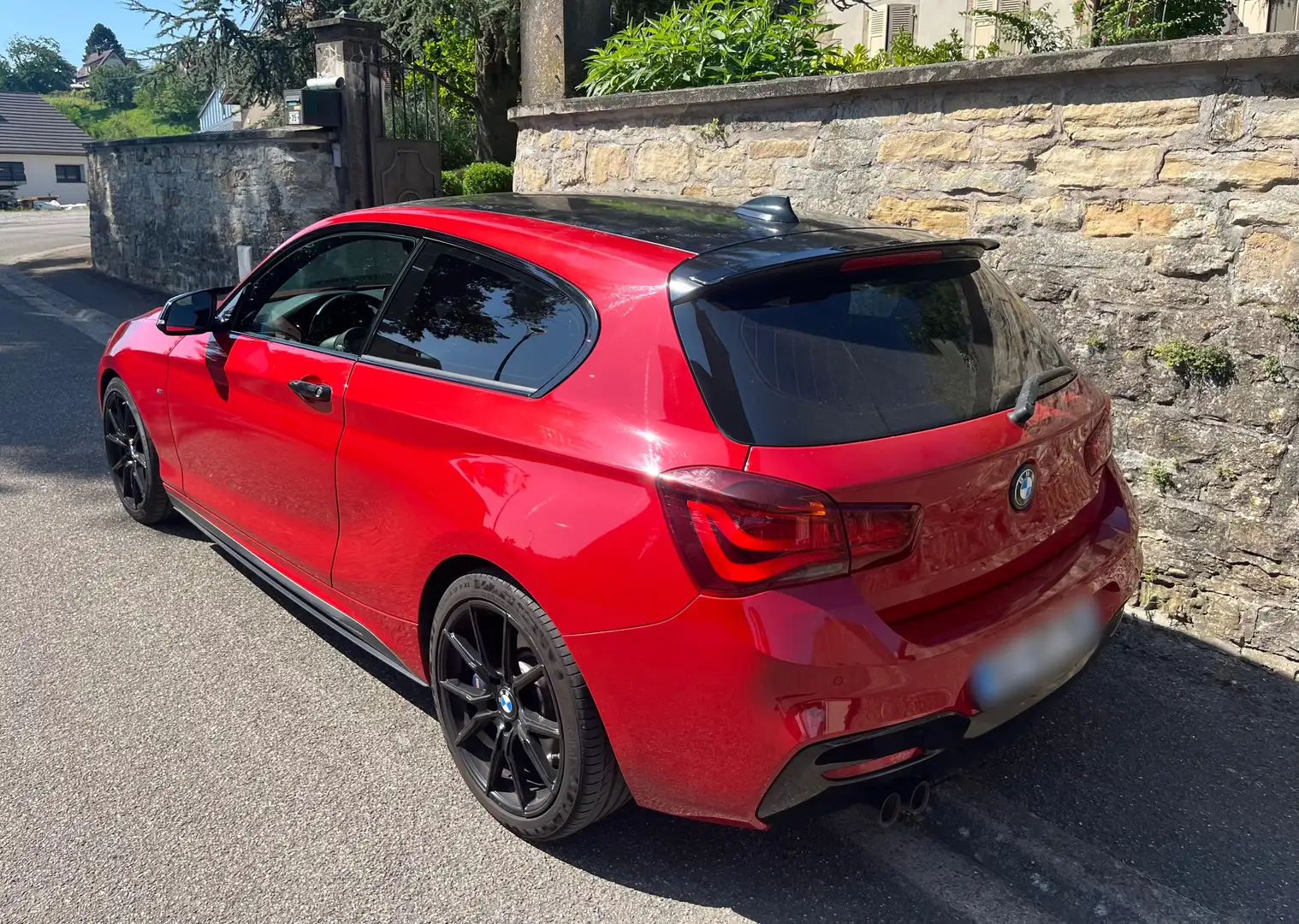 BMW 120 120d 190 ch M Sport Rouge - 2