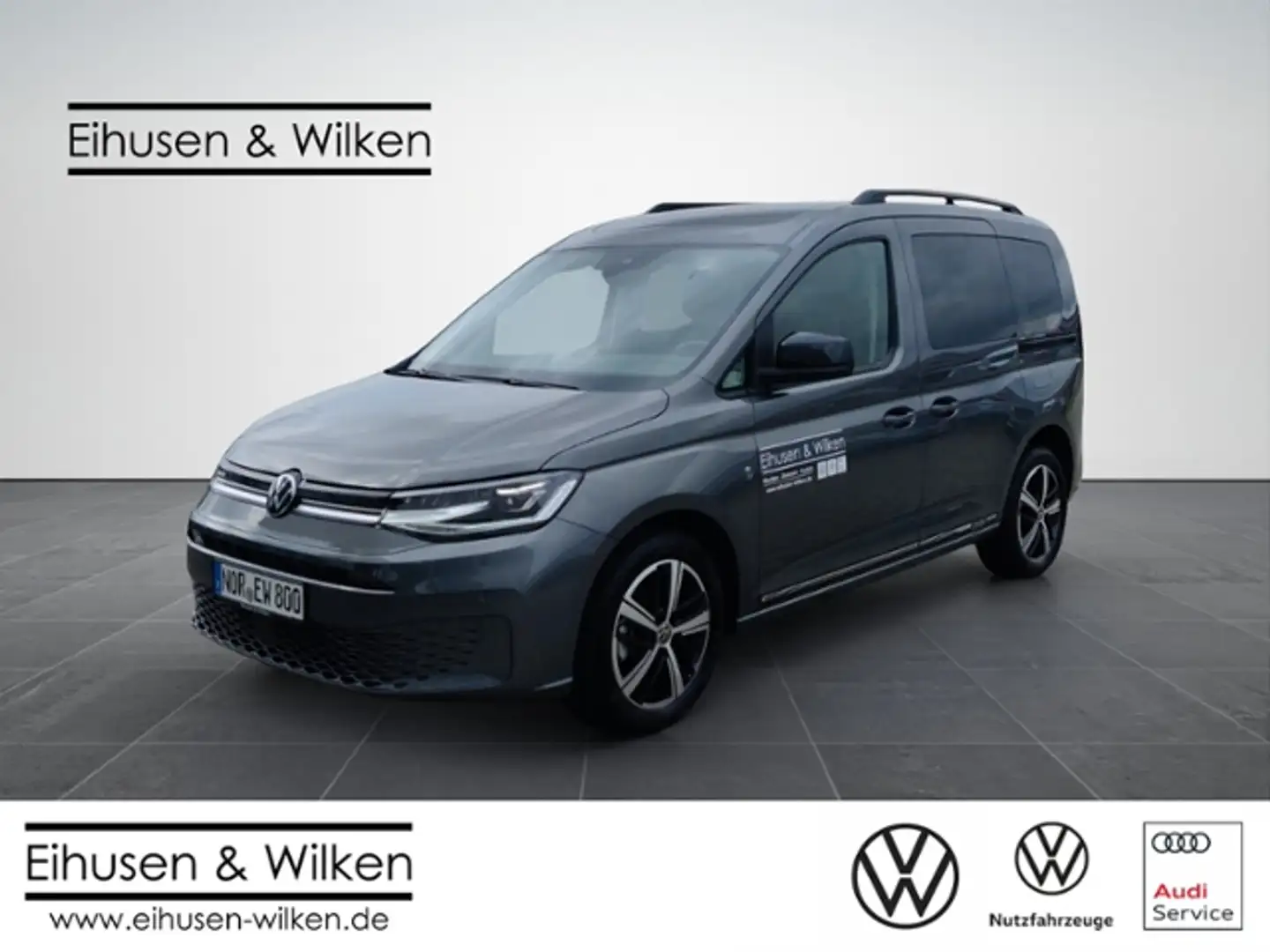 Volkswagen Caddy 2.0+TDI+4-MOTION+DARK LABEL+LED+AHK+ Grau - 1