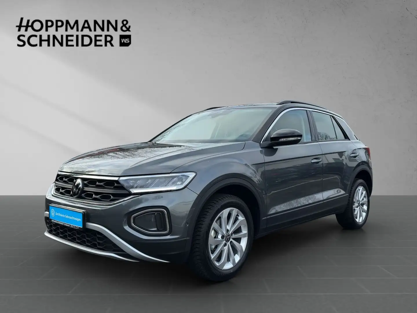 Volkswagen T-Roc 1.0 TSI Life-AHK-STDHZ-NAVI-KLIMA-APP Life Gris - 2