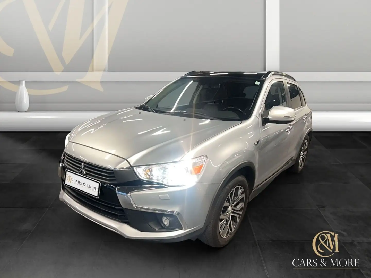 Mitsubishi ASX Top 4WD Leder Xenon Pano. CarPlay RFK AHK SH Silber - 1