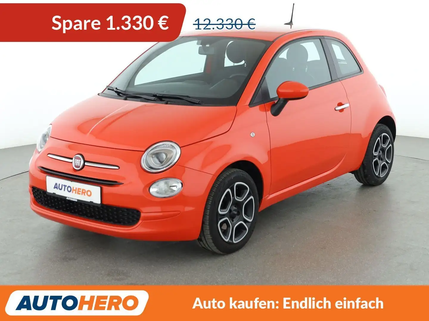 Fiat 500 1.0 Mild-Hybrid Club*TEMPO*KLIMA*DAB*GARANTIE* Orange - 1