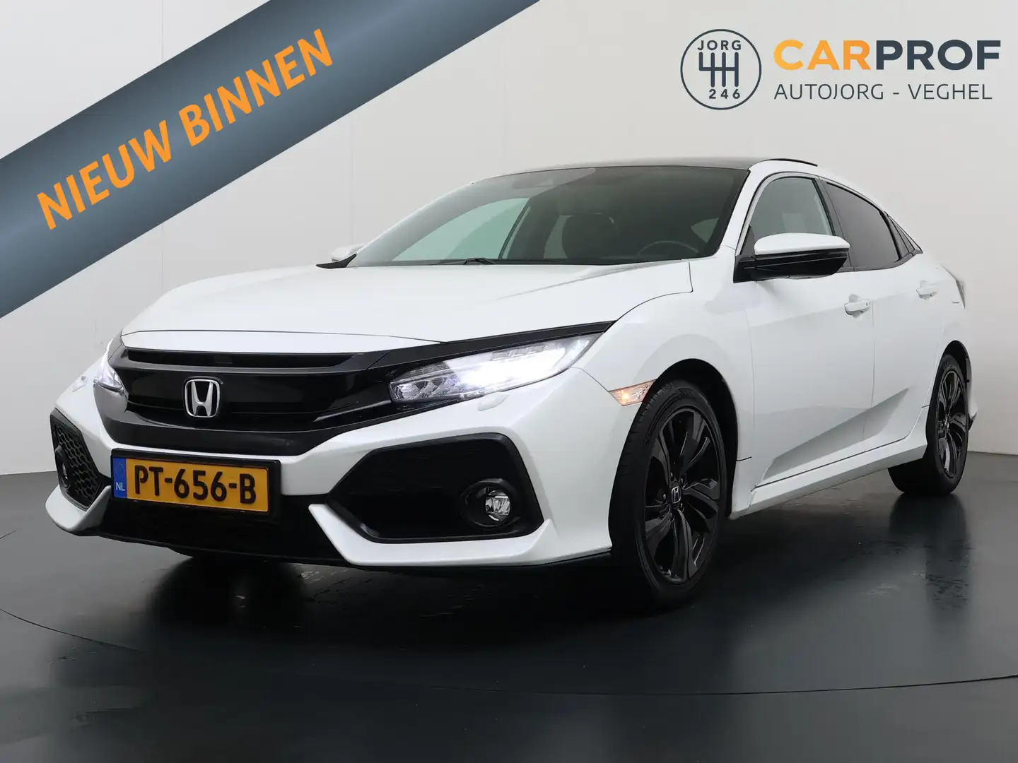 Honda Civic 1.0 i-VTEC Executive Schuifdak Navigatie Camera Le Weiß - 1