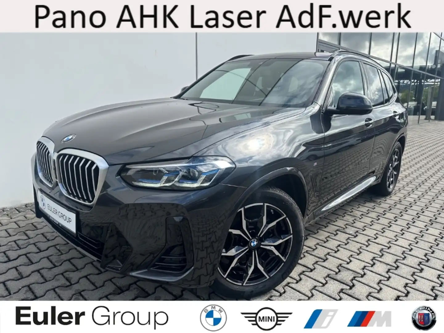 BMW X3 20dA M-Sport 19'' Pano AHK Laser AdF.werk H/K Park Grau - 1