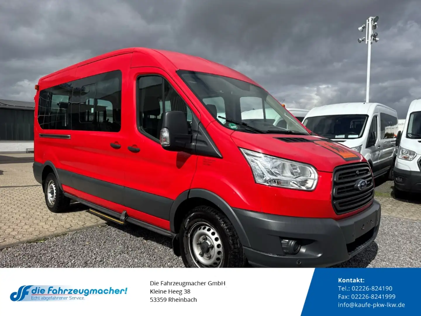 Ford Transit Kombi 350 L3 2.2 TDCi DPF *7133 *KLIMA *EXPORT Rojo - 1
