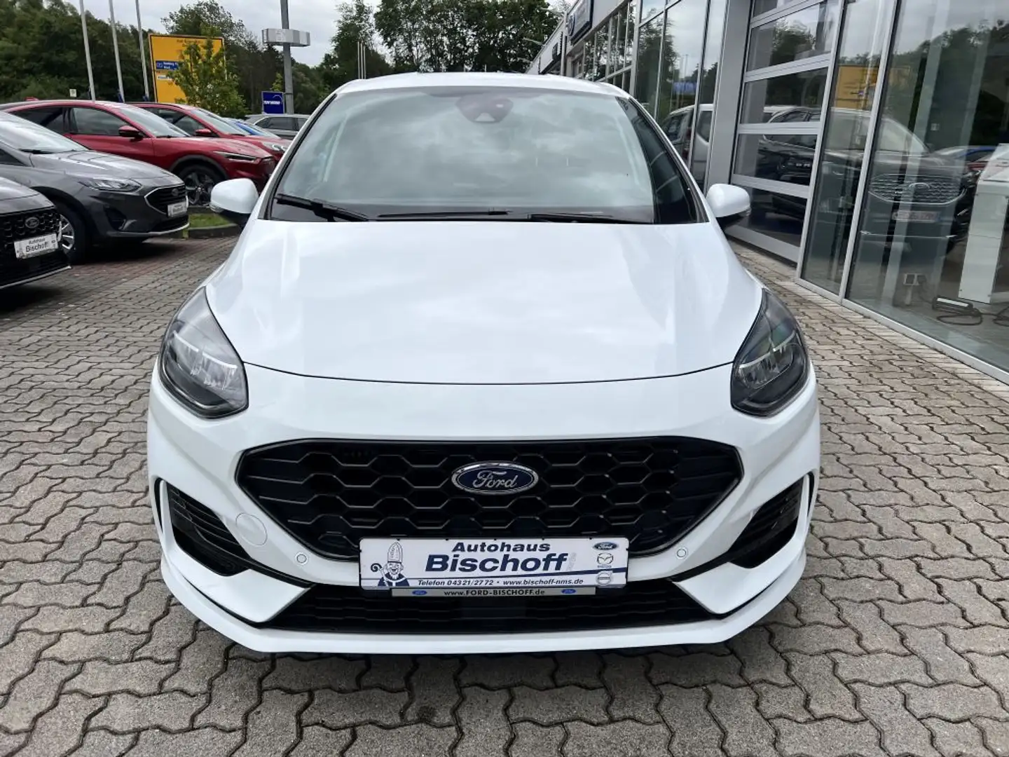 Ford Fiesta 1.0 EcoBoost Hybrid S&S Aut. ST-LINE X Weiß - 2