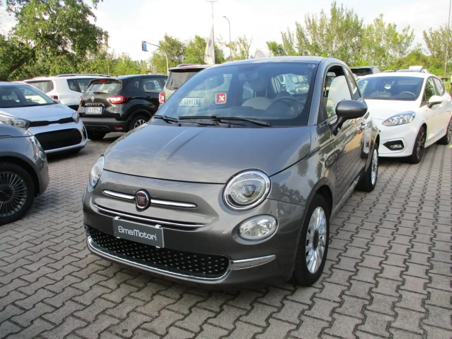 Fiat 500 1.0 Hybrid Dolcevita Tetto/Carplay Gris - 2