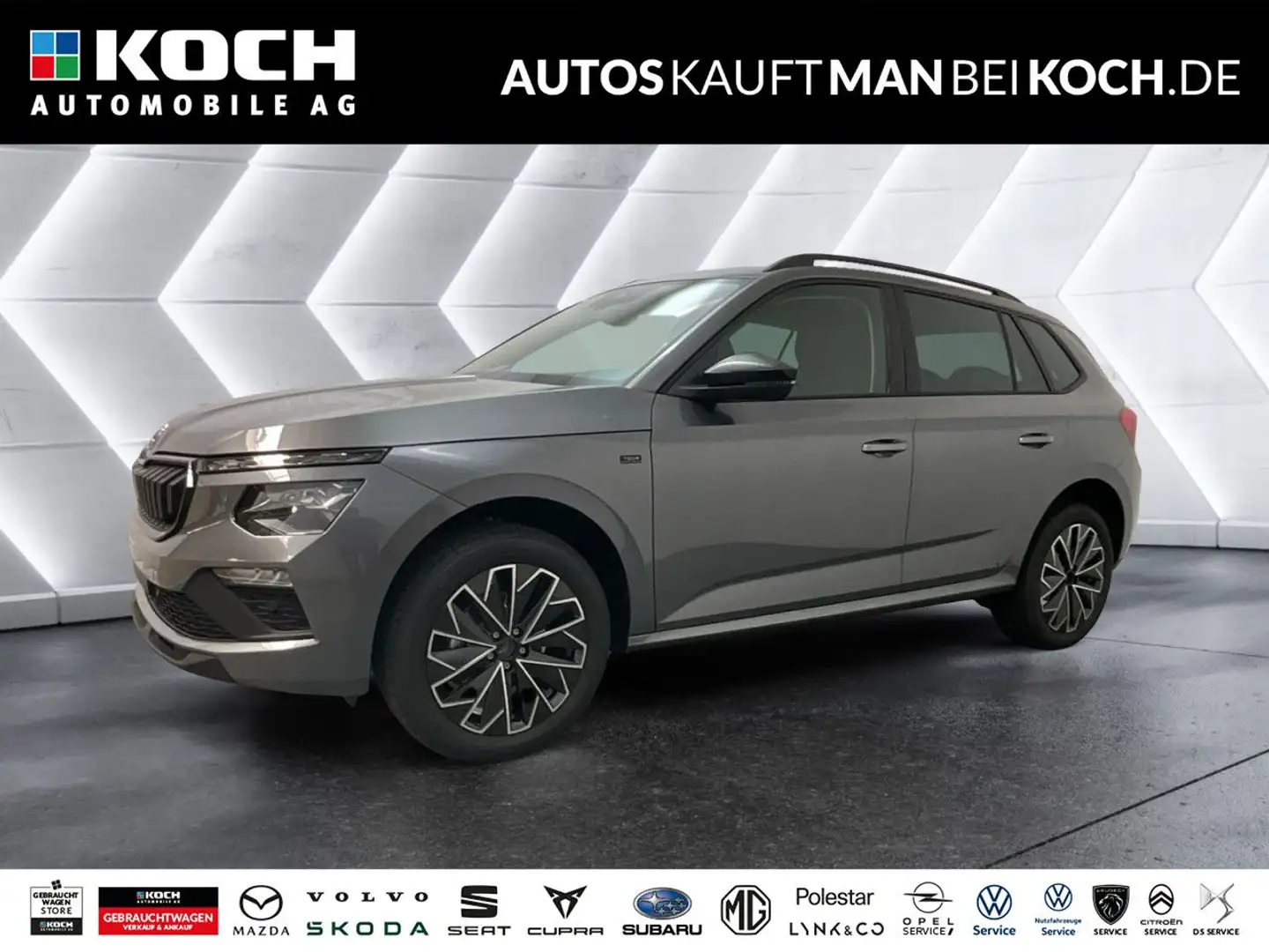 Skoda Kamiq 1.0 TSI DSG Tour ACC BLACK TOTWINKEL LED Gris - 1