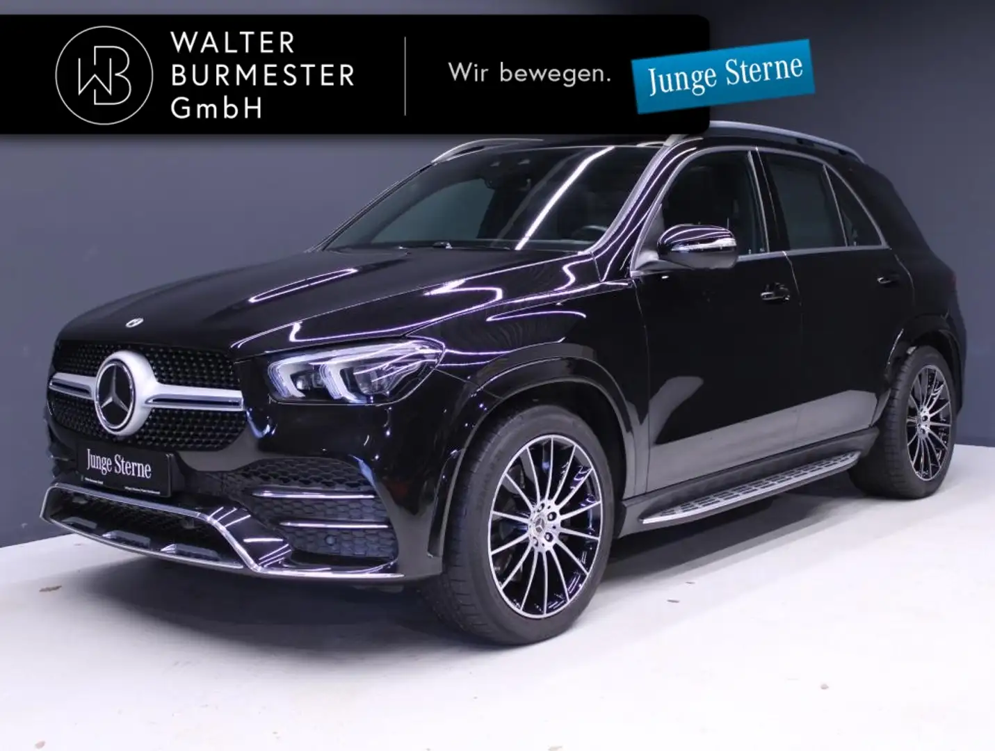 Mercedes-Benz GLE 580 4M +StHz+MBUX+PANO+KAMERA+AMG+NAVI+HuD Чорний - 1