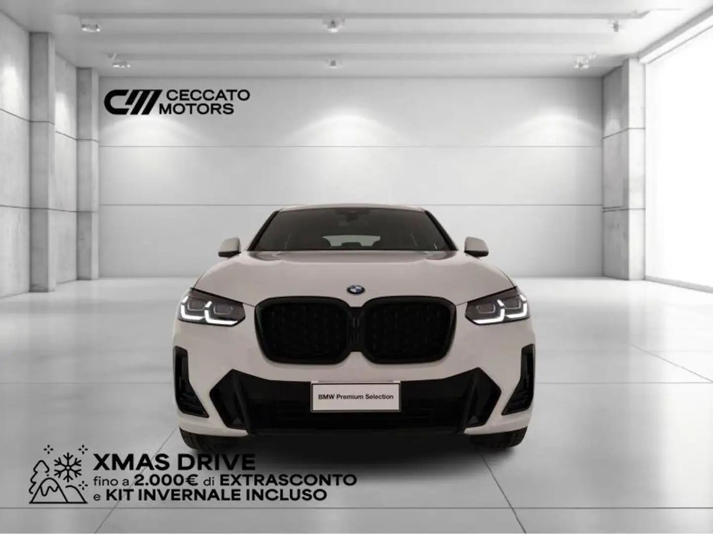BMW X4 xdrive30i mhev 48V Msport auto Bianco - 2