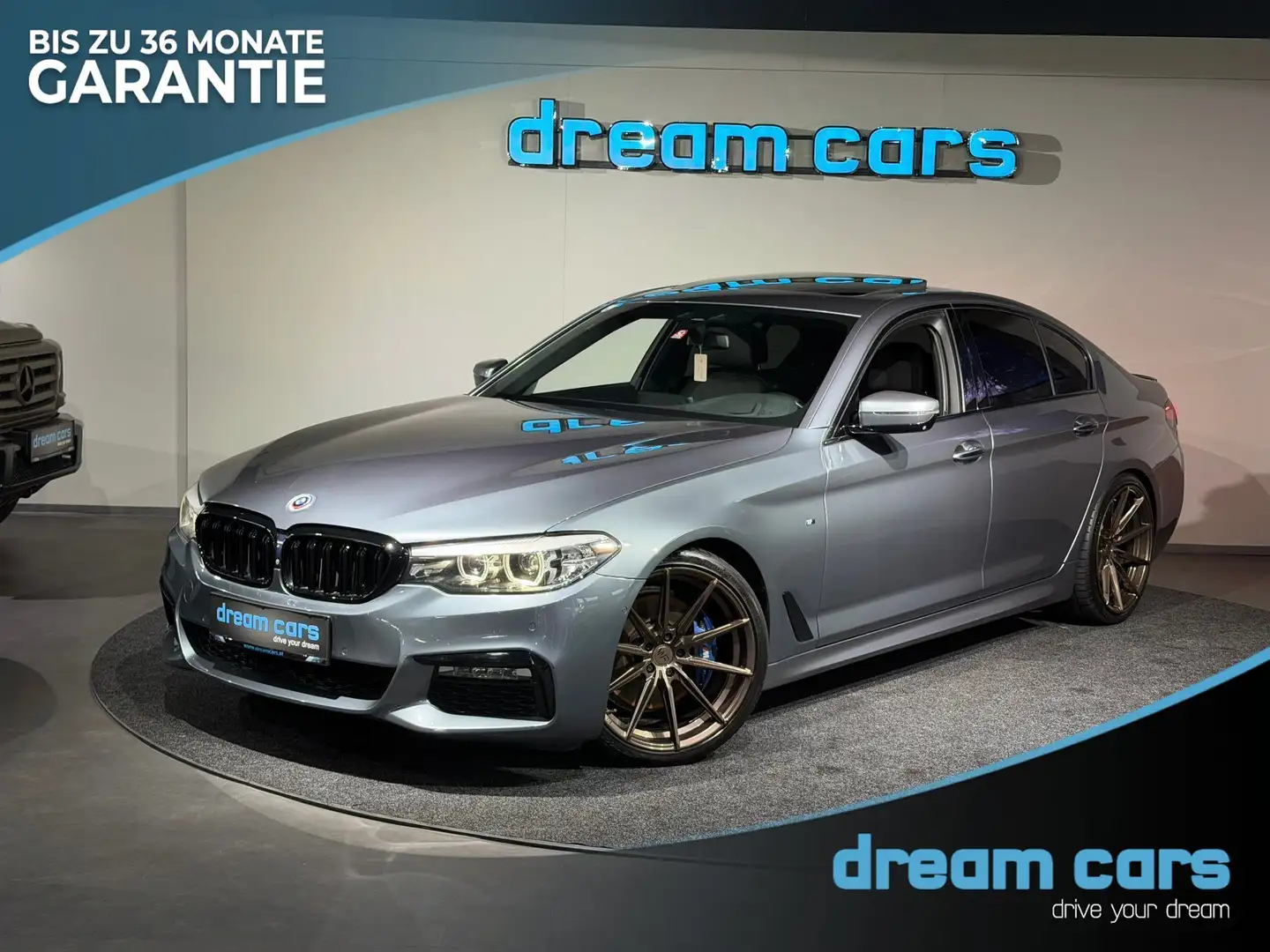 BMW 530 Diesel (G30) Aut. / M Sportpaket / Schiebedach / Grau - 1