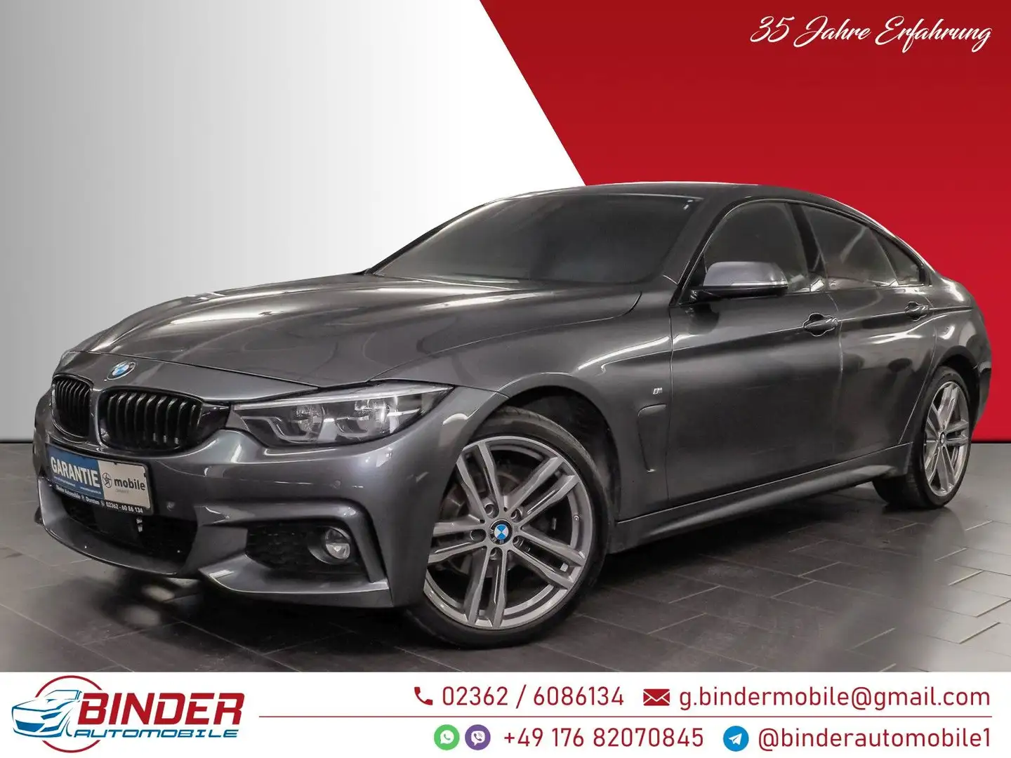 BMW 420 xDrive M SPORT*SORGLOS-PAKET*TOP Gris - 1
