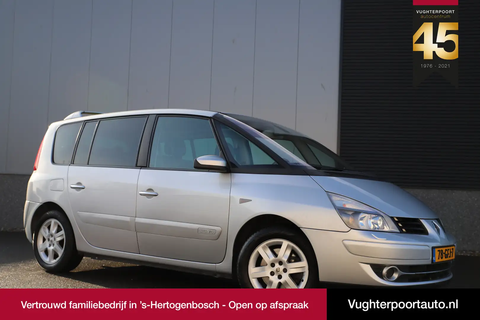 Renault Espace 3.5 V6/241pk/Automaat/7-Persoons/Leder/Panorama/Tr Zilver - 1