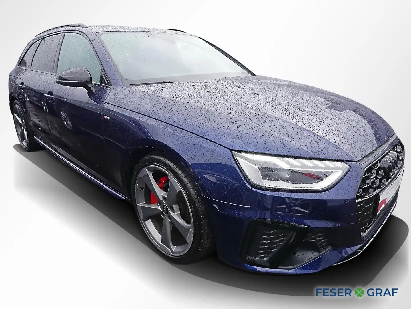 Audi A4 Avant 40 TDI quattro 2x S line Pano B&O PDC HuD Bleu - 2