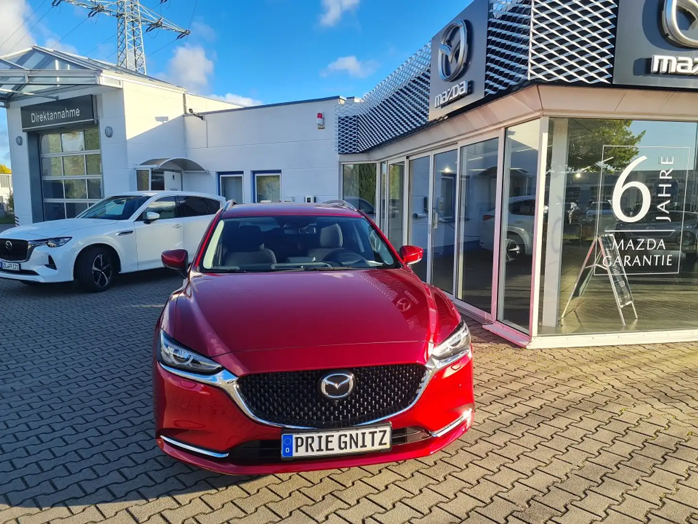 Mazda 6 SKYACTIV-G 165 PS EXCLUSIVE ACT-P Schalter , Kombi Rouge - 2