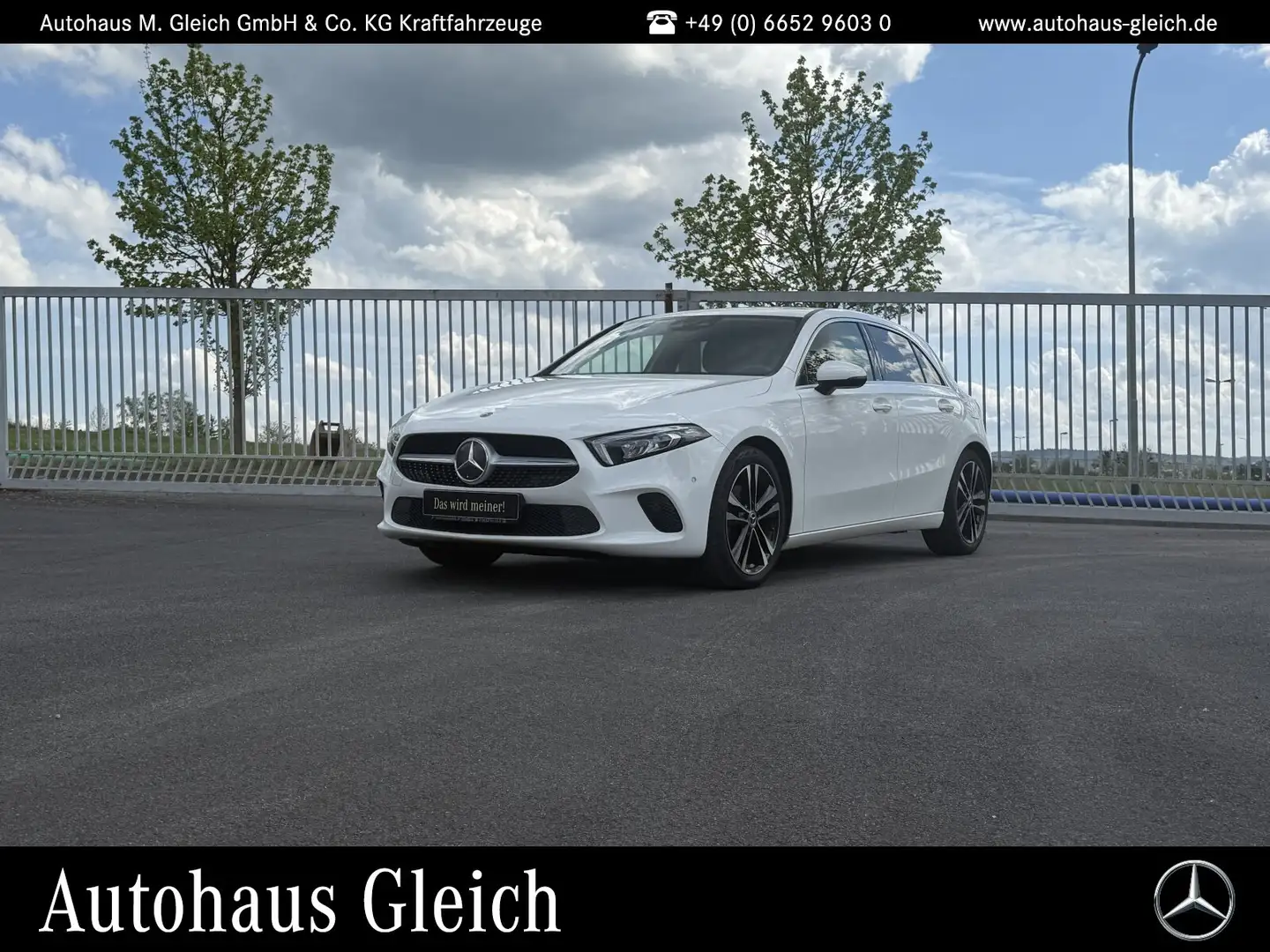 Mercedes-Benz A 200 A 200 Edition 19 (EURO 6d-TEMP) Pro/Navi/Autom. Blanco - 1