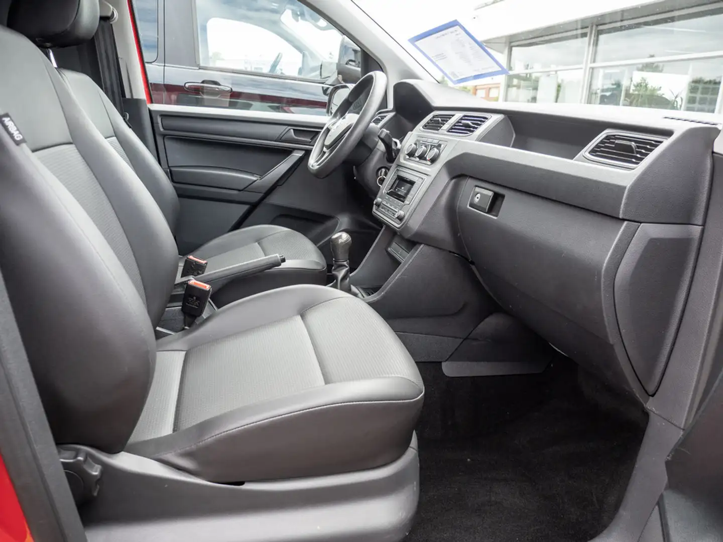 Volkswagen Caddy Kasten 1.0 TSI EcoProfi  KLIMA Rot - 2