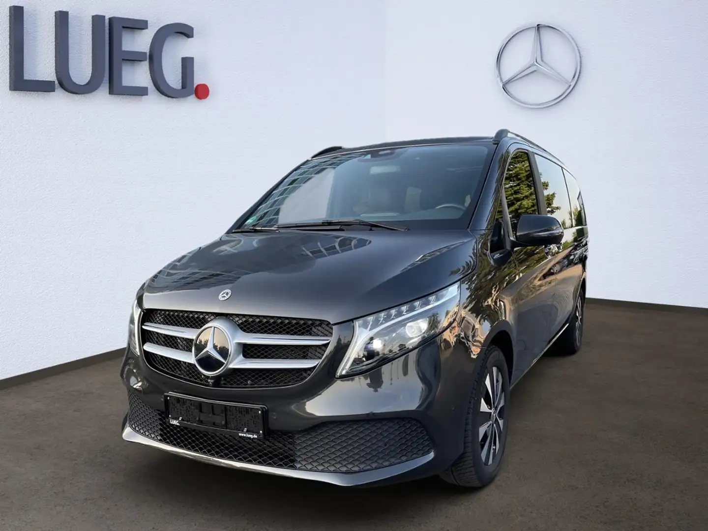 Mercedes-Benz V 300 d 4MATIC Lang el.Schiebe SpurW AHK Pano Grau - 1