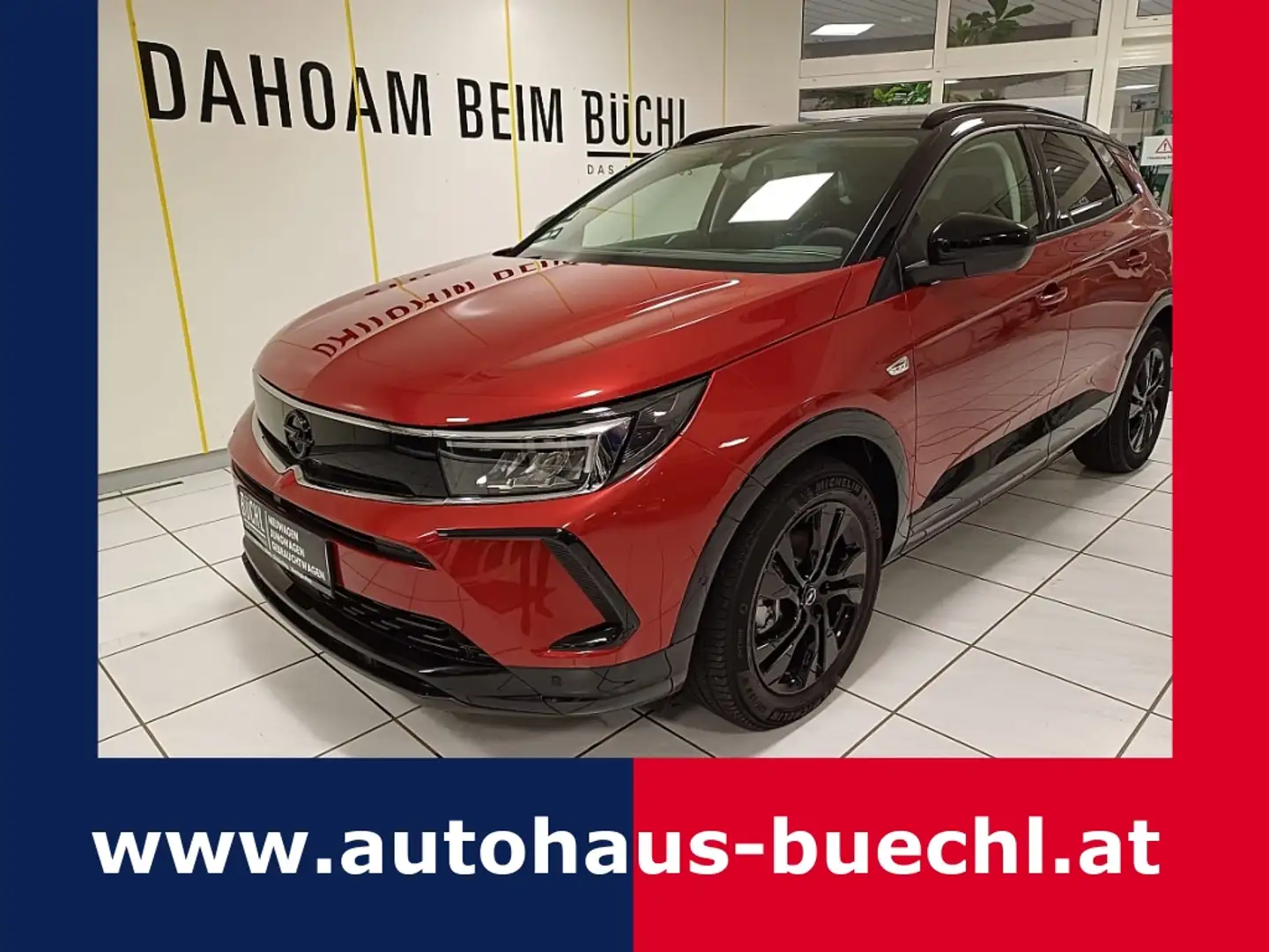 Opel Grandland 1.2 DI Turbo MHEV GS Aut. Rosso - 1