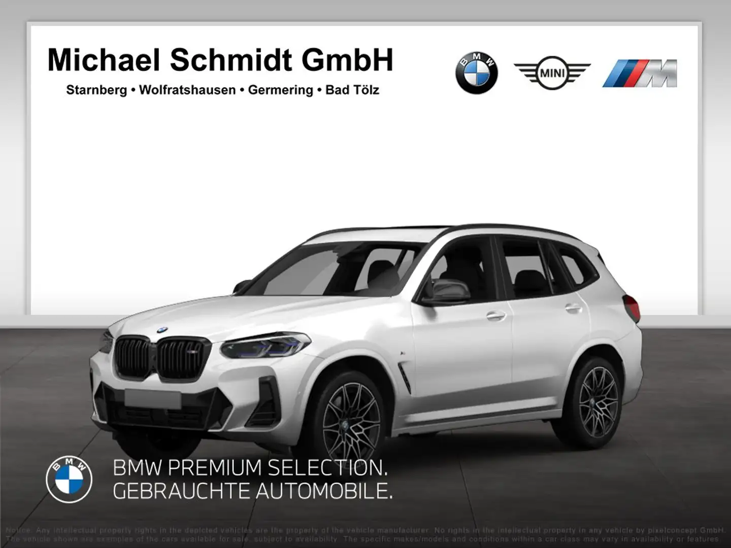 BMW X3 xDrive20d *M Sportpaket*HiFi*AHK*Memory*Head-Up*WL Weiß - 1