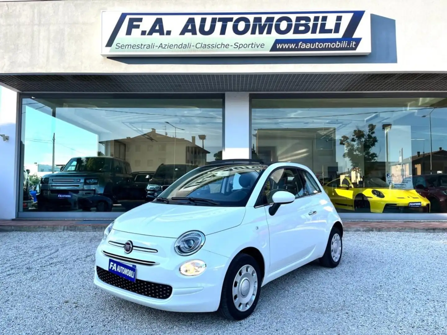 Fiat 500C 1.2 Lounge Automatica Blanc - 1