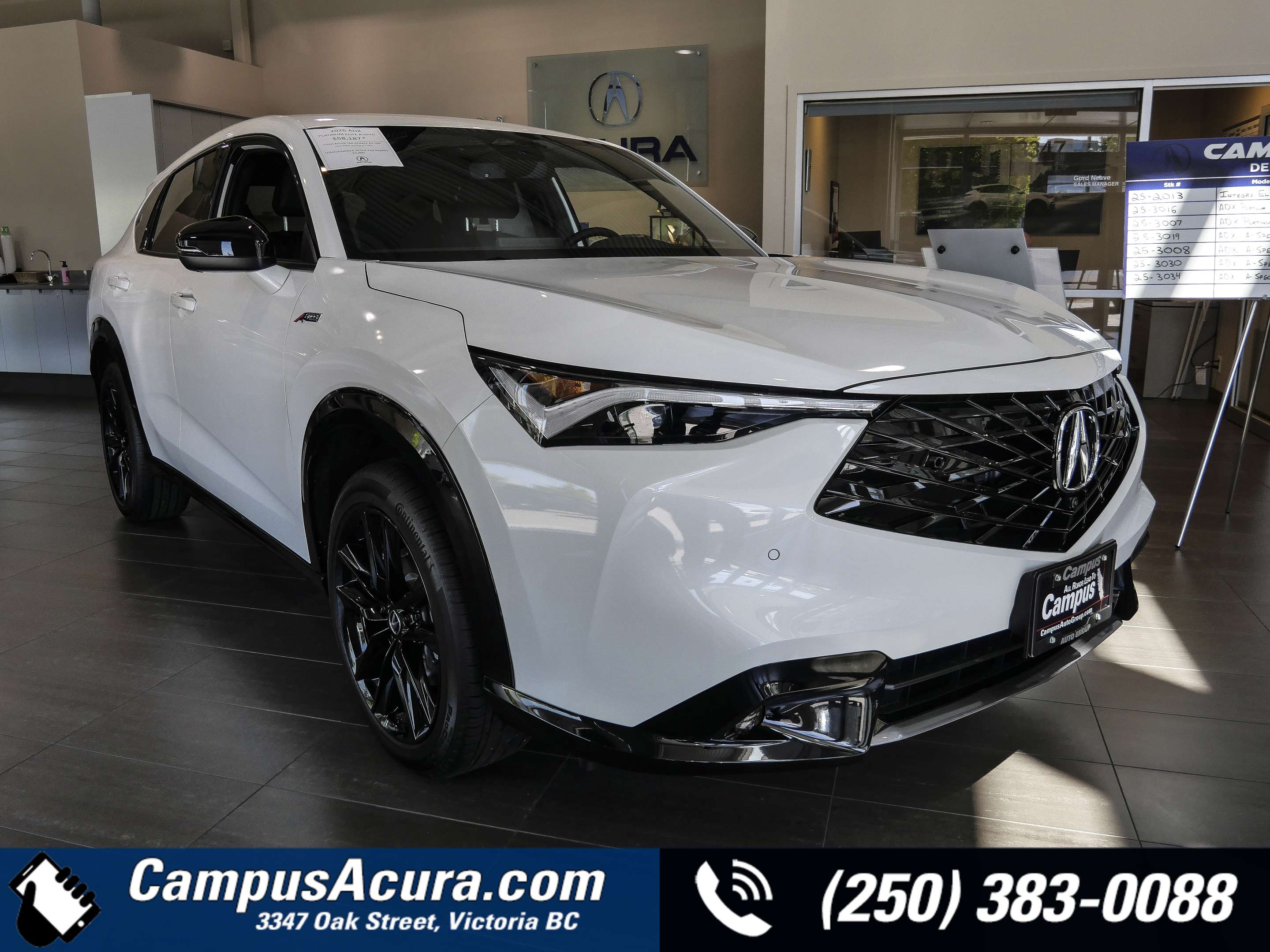 White 2026 Acura ADX SUV / Crossover Automatic