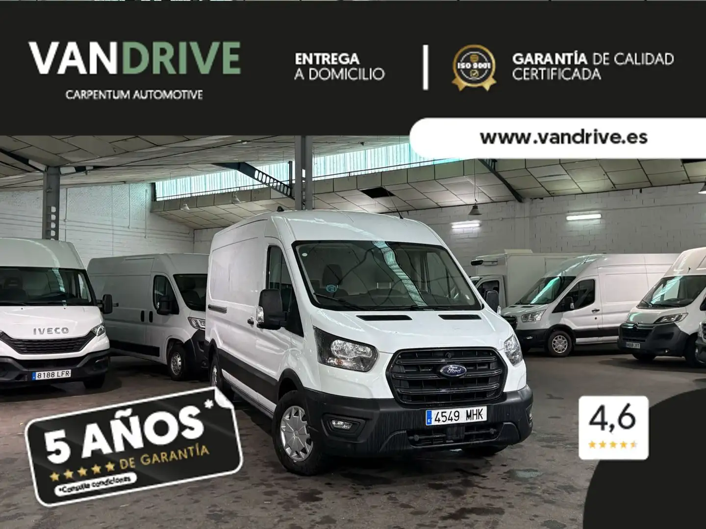Ford Transit FT 350 L2 Van Trend 130 Weiß - 2