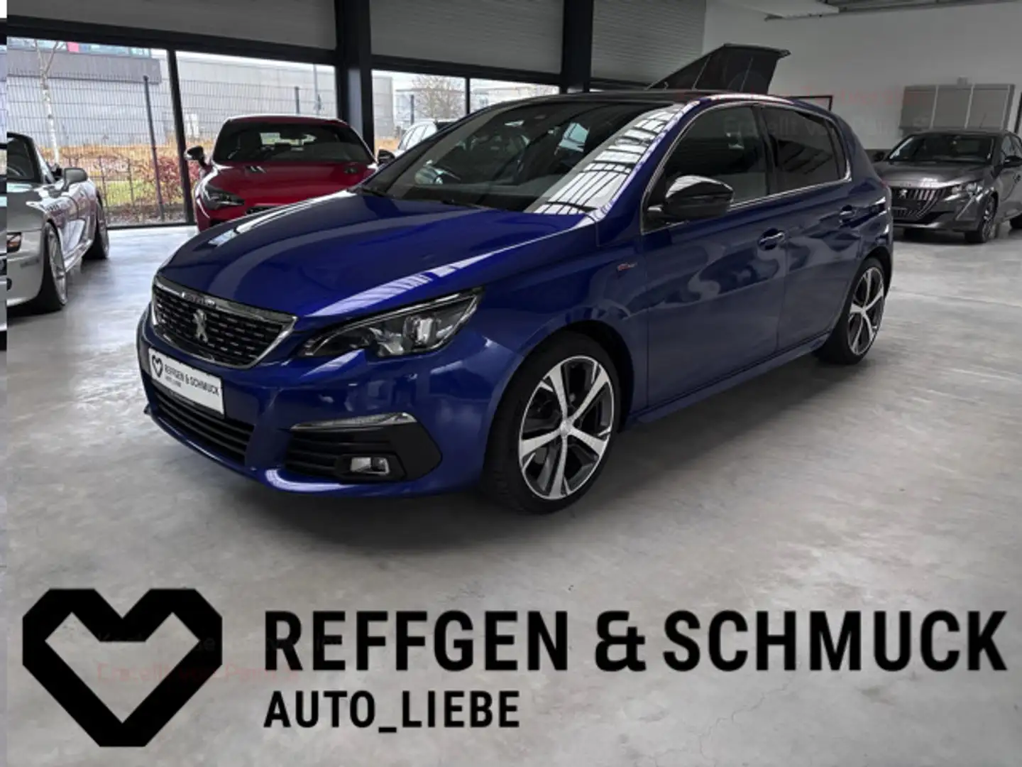 Peugeot 308 GT LINE KLIMA+NAV+ALCANTARA+PANO+ALU+1HD+TÜV Blau - 1