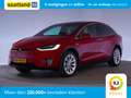 Tesla Model X 90D Base 7-pers. [ Panoramadak Leder ] Rouge - thumbnail 1