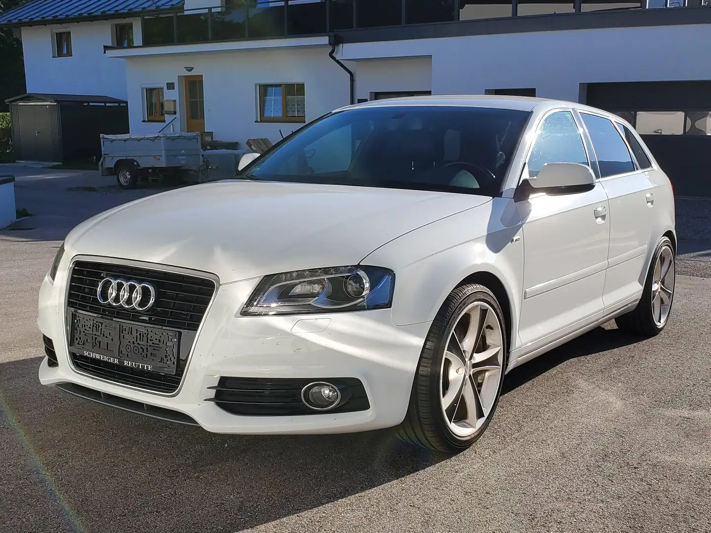 Audi A3 A3 SB quattro Sport 2,0 TDI DPF Sport Weiß - 1