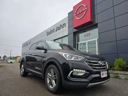 Black 2017 Hyundai Santa Fe Sport SUV / Crossover All-Wheel Drive 6-Speed Automatic