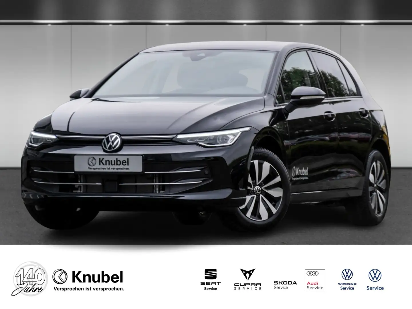Volkswagen Golf VIII GOAL 1.5 TSI LED+/AHK/App-Connect/ACC Noir - 1