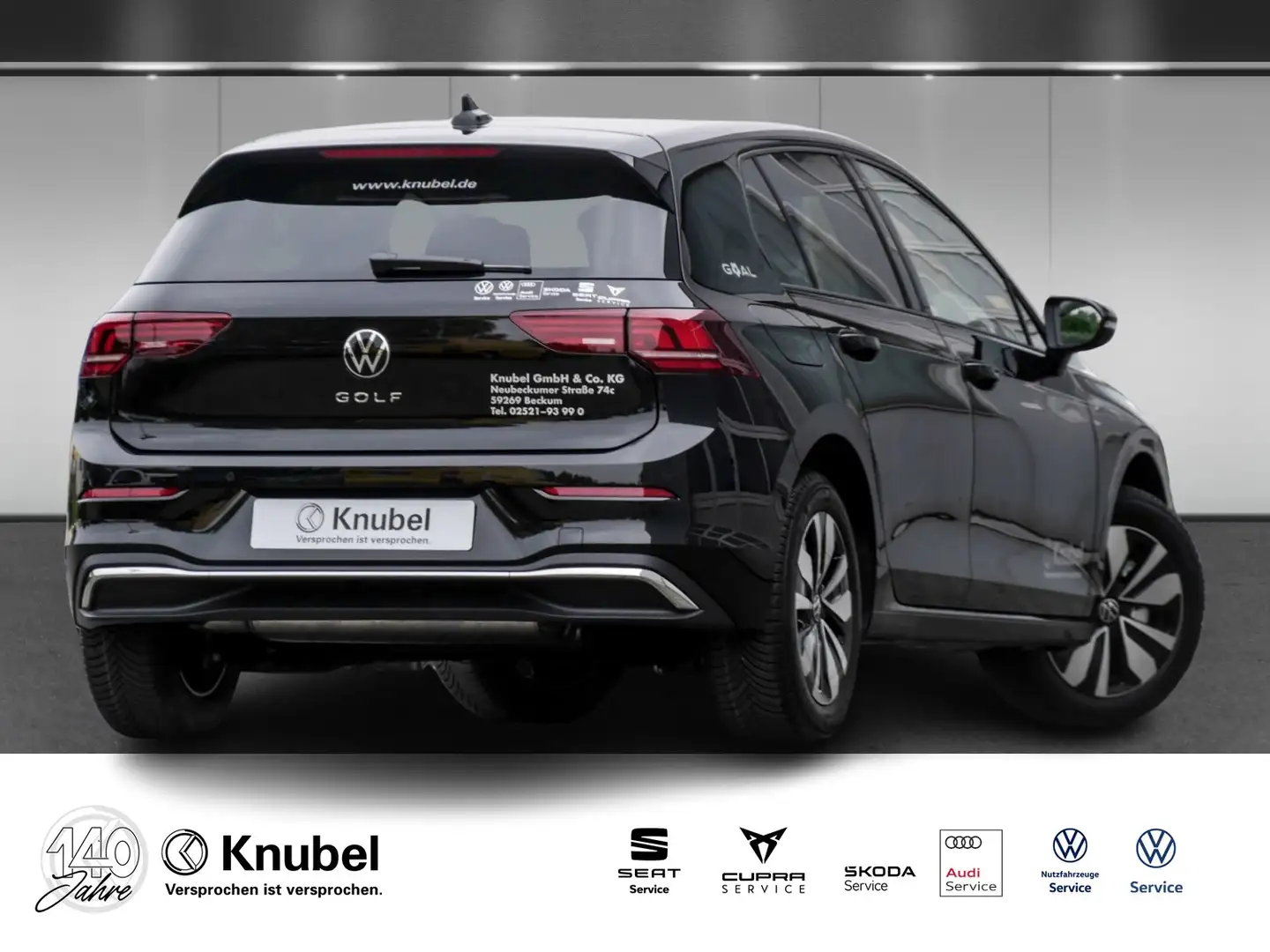 Volkswagen Golf VIII GOAL 1.5 TSI LED+/AHK/App-Connect/ACC Noir - 2