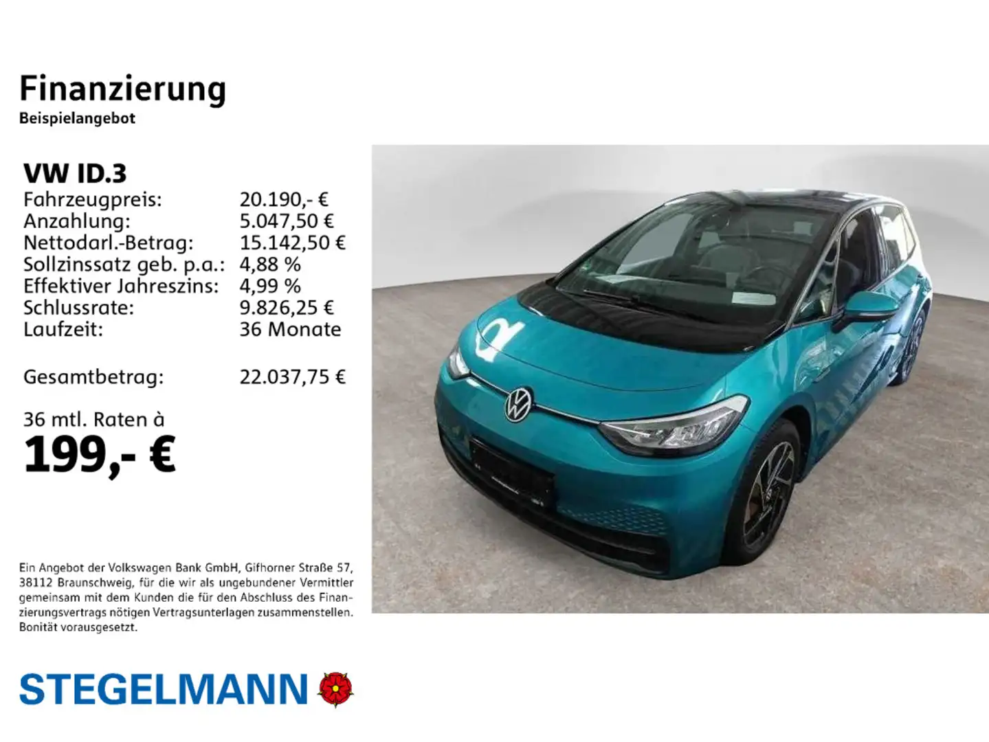 Volkswagen ID.3 Pro 150kW/58kWh *Navi*LED*ACC* Grün - 2