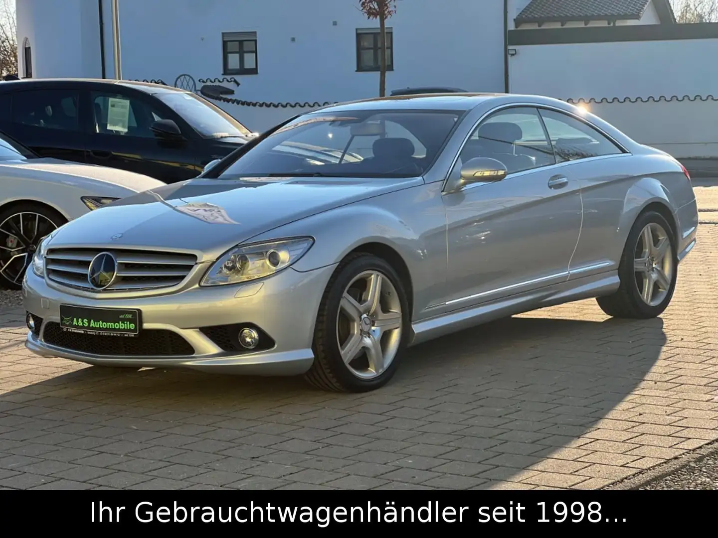 Mercedes-Benz CL 500 Coupe AMG Paket *HARMAN/S.DACH/SBL/DSTR* Silber - 2