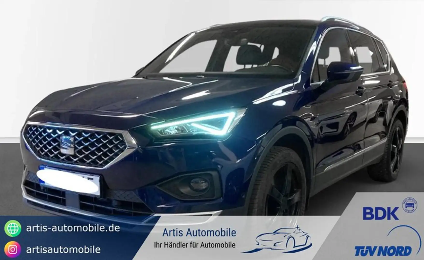 SEAT Tarraco Xcellence 4Drive CARPLAY-NAVI*7-SITZ*AHK Blauw - 1