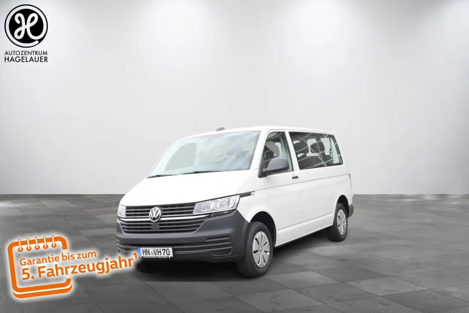 Volkswagen T6 Kombi .1 2.0 TDI 9-Sitzer GRA PDC Klima Einparkhilfe Weiß - 1