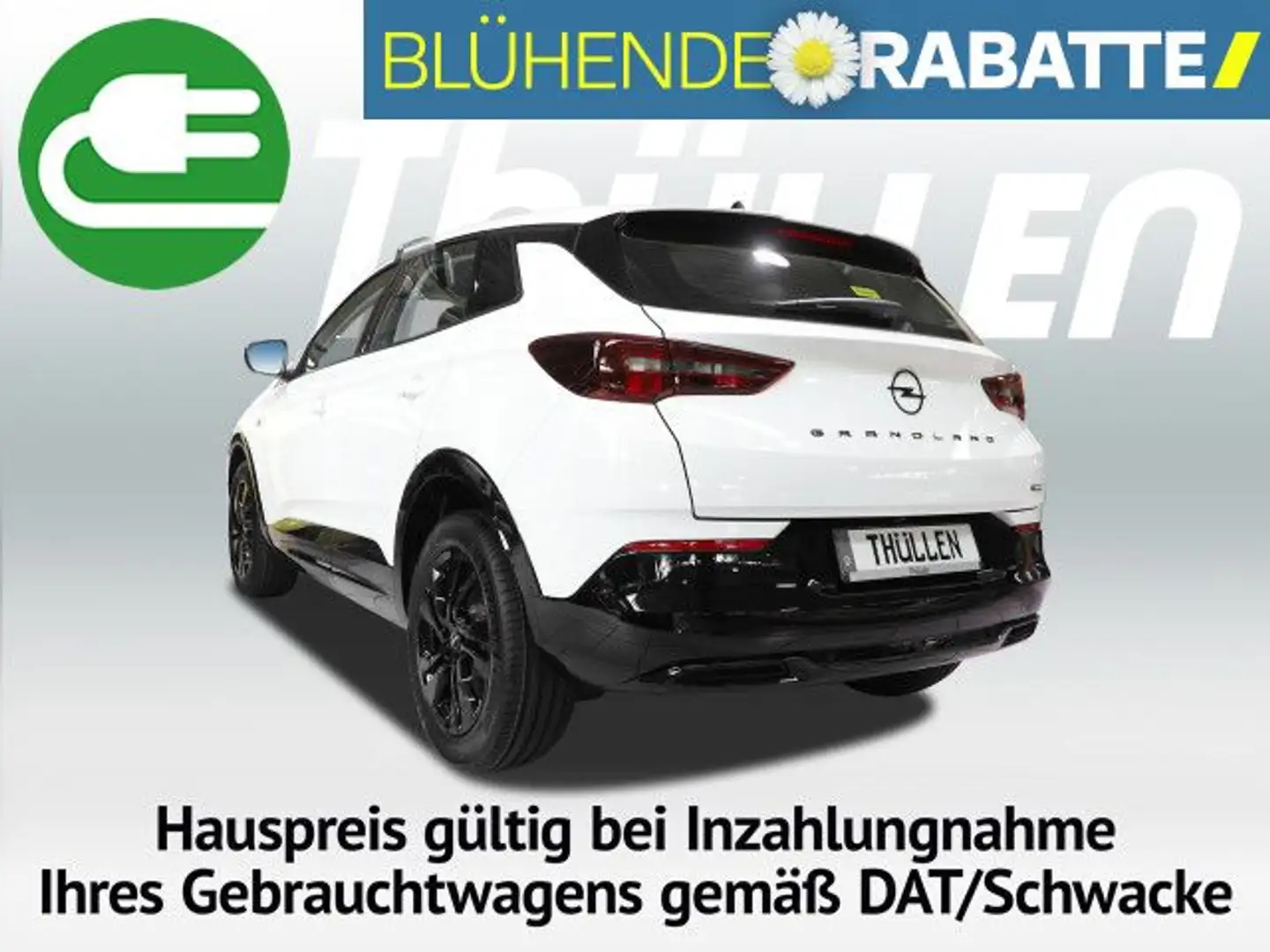 Opel Grandland GS 1.2 Turbo 48V Hybrid eDCT Start/Stopp Weiß - 2