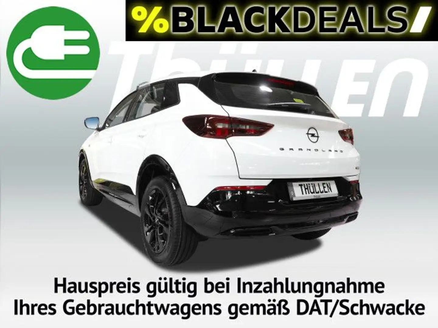 Opel Grandland GS 1.2 Turbo 48V Hybrid eDCT Start/Stopp Weiß - 2