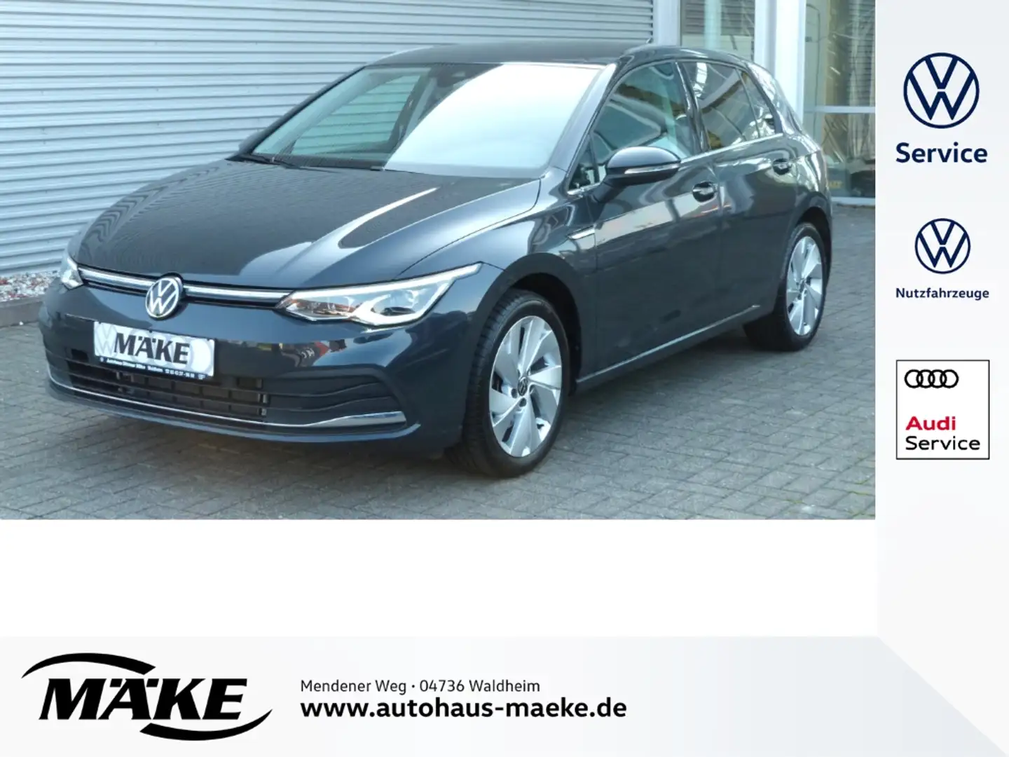 Volkswagen Golf VIII 2.0 TSI DSG, Style, LED, ACC, SHZ, Navi, Grau - 1