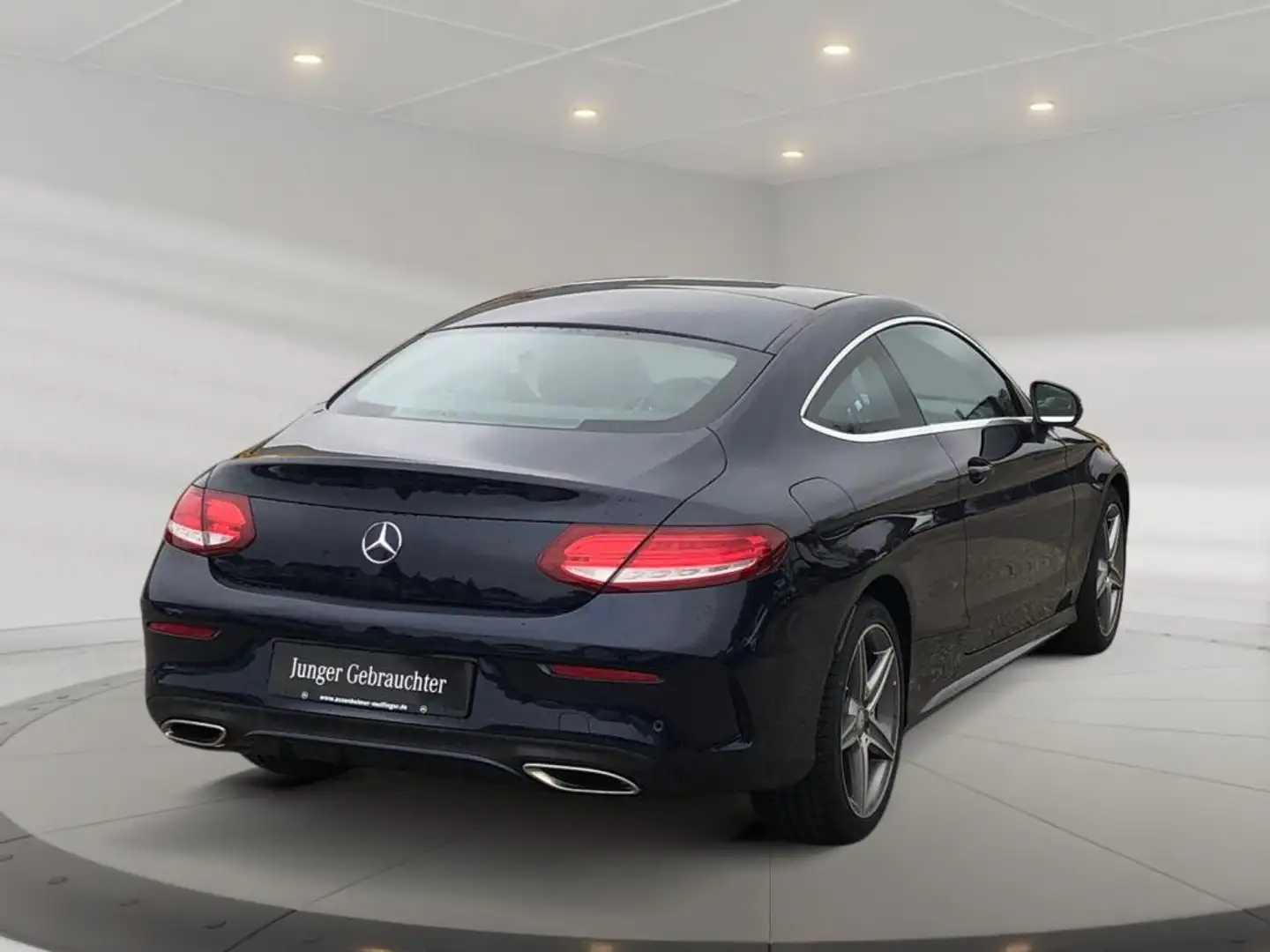 Mercedes-Benz C 250 Coupe AMG +MBUX+Pano+PDC+Navi+LED+Ambiente Blauw - 2