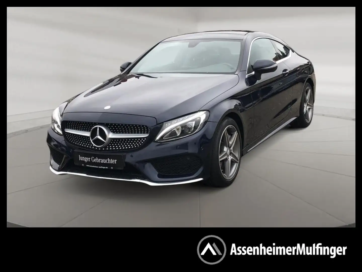 Mercedes-Benz C 250 Coupe AMG +MBUX+Pano+PDC+Navi+LED+Ambiente Bleu - 1