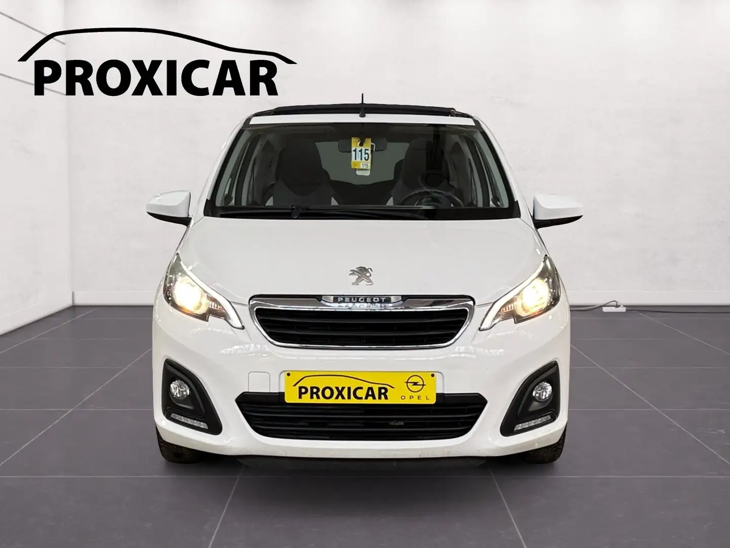 Peugeot 108 1.2 i 82cv Top Active Blanc Airco*Bluetooth*USB Blanc - 2