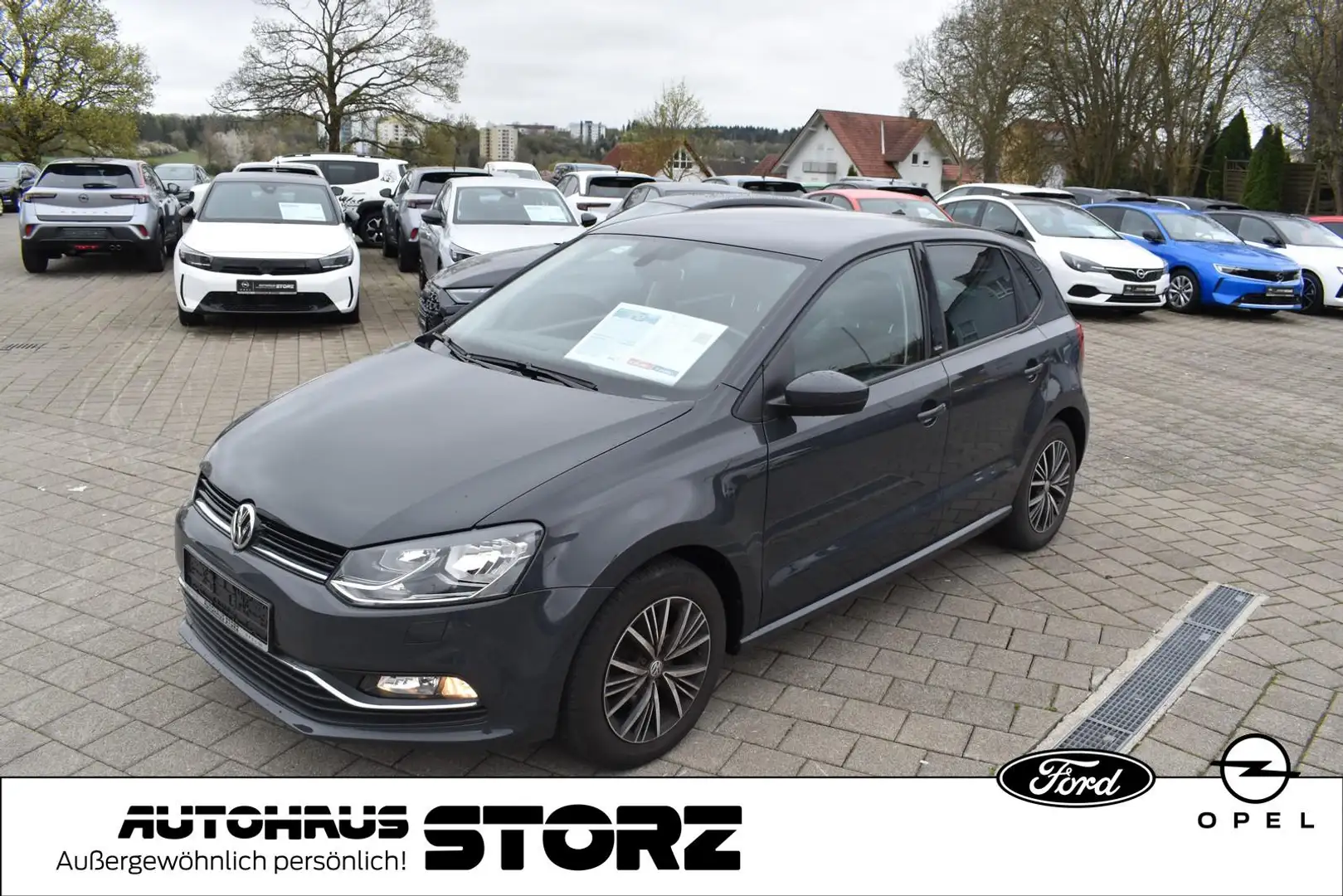 Volkswagen Polo V Allstar BMT/Start-Stopp |PDC|KLIMAAUTO|SHZ|8-FAC Grau - 1