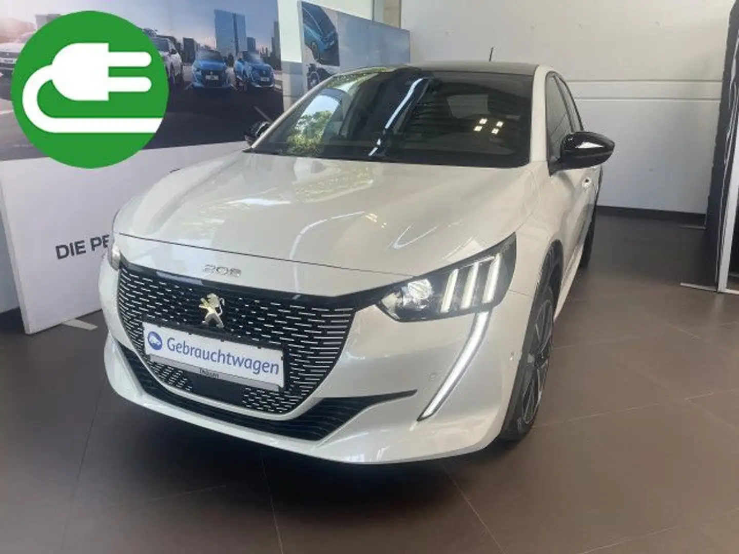 Peugeot e-208 GT / R-Kamera / Panoramadach / SHZ Navi LED Blanc - 1