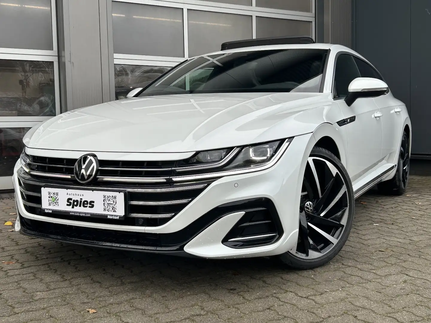 Volkswagen Arteon Shooting Brake R-Line AHK Leder Navi SHZ Wit - 2