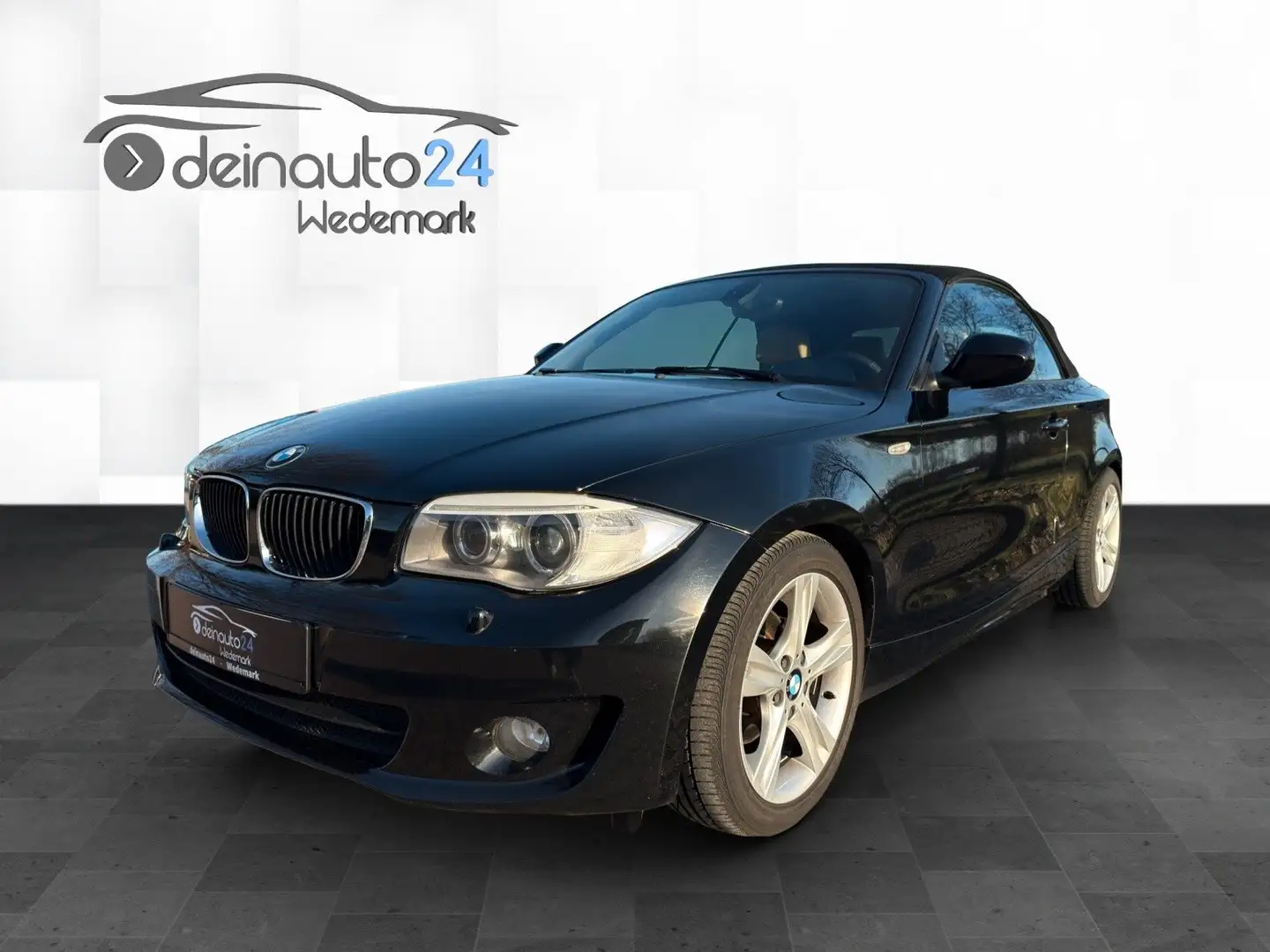 BMW 118 Cabrio 118i + PDC + Sport-Fahrwerk + SHZ Zwart - 1