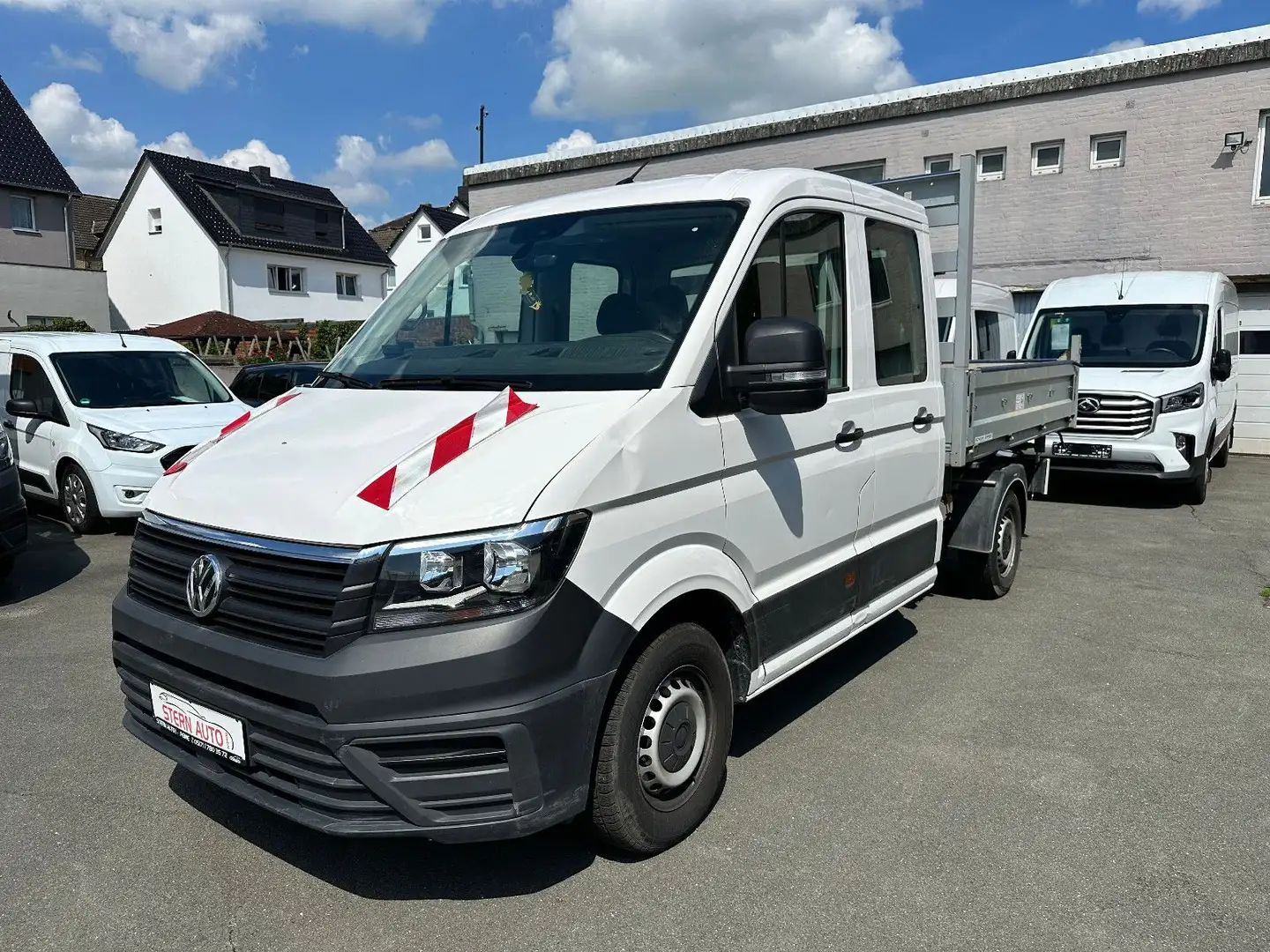 Volkswagen Crafter MR 3 Seiten Kipper Pritsche Klima AHK Weiß - 1
