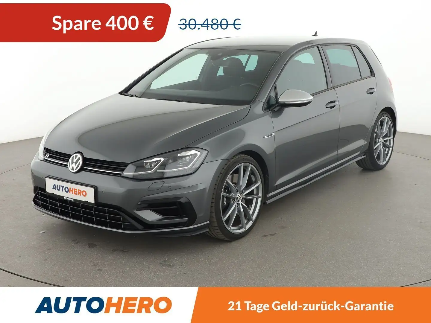 Volkswagen Golf GTI 2.0 TSI R BlueMotion 4Motion Aut.*LED*NAVI*ACC*PDC Šedá - 1